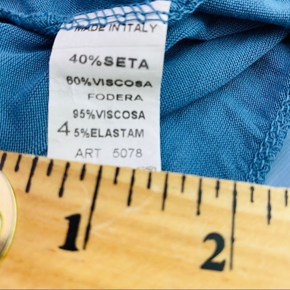 Made in Italy Size M Floral Dress - Picture 6 of 7